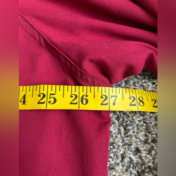 Hanand Men’s Vintage 90s Zip Up Deep Red Jacket size XL - Picture 4 of 10